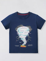 Children's Tornado Graphic Short Sleeve T-Shirt