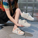 Low-Top Lace-Up Breathable Sneakers