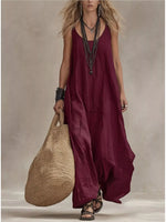 Full Size Scoop Neck Sleeveless Maxi Dress Plus Size
