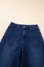 Straight Leg Mid-Rise Shift Jeans