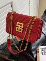 Quilted Flap Chain Crossbody Bag