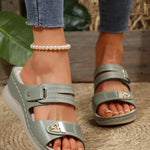 Open Toe Wedge Sandals
