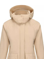 Full Size Zip Up Hooded Parka Outerwear Plus Size