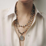 3 Piece Stainless Steel Pendant Necklace