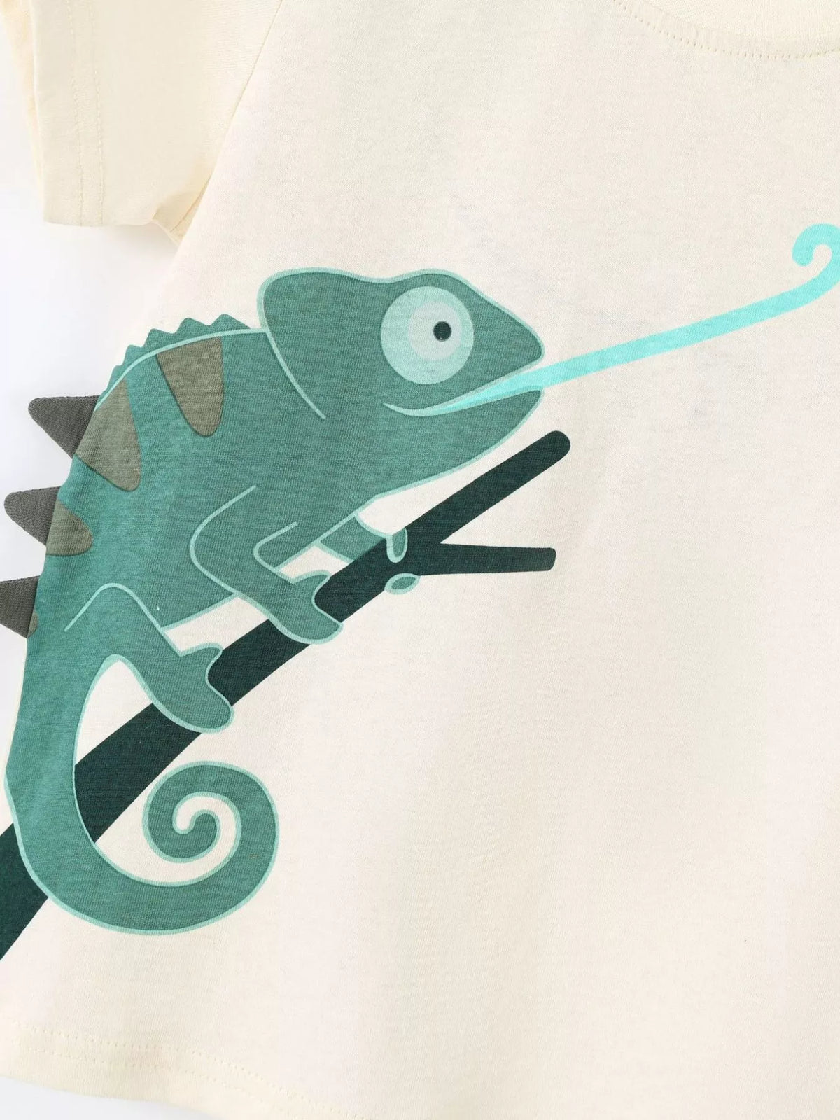 Children's Chameleon Catching Insect Graphic T-Shirt