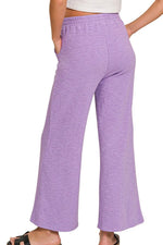 Zenana Cotton Slub Top & Pants Set