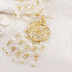 18K Gold-Plated Dangle Earrings