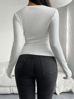 Devine Quarter Button Long Sleeve T-Shirt