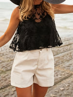 Lace Tie Back Tank