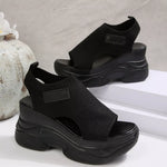 Open Toe Platform Wedge Sandals