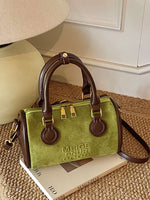 Barrel Crossbody Bag with Top Handle
