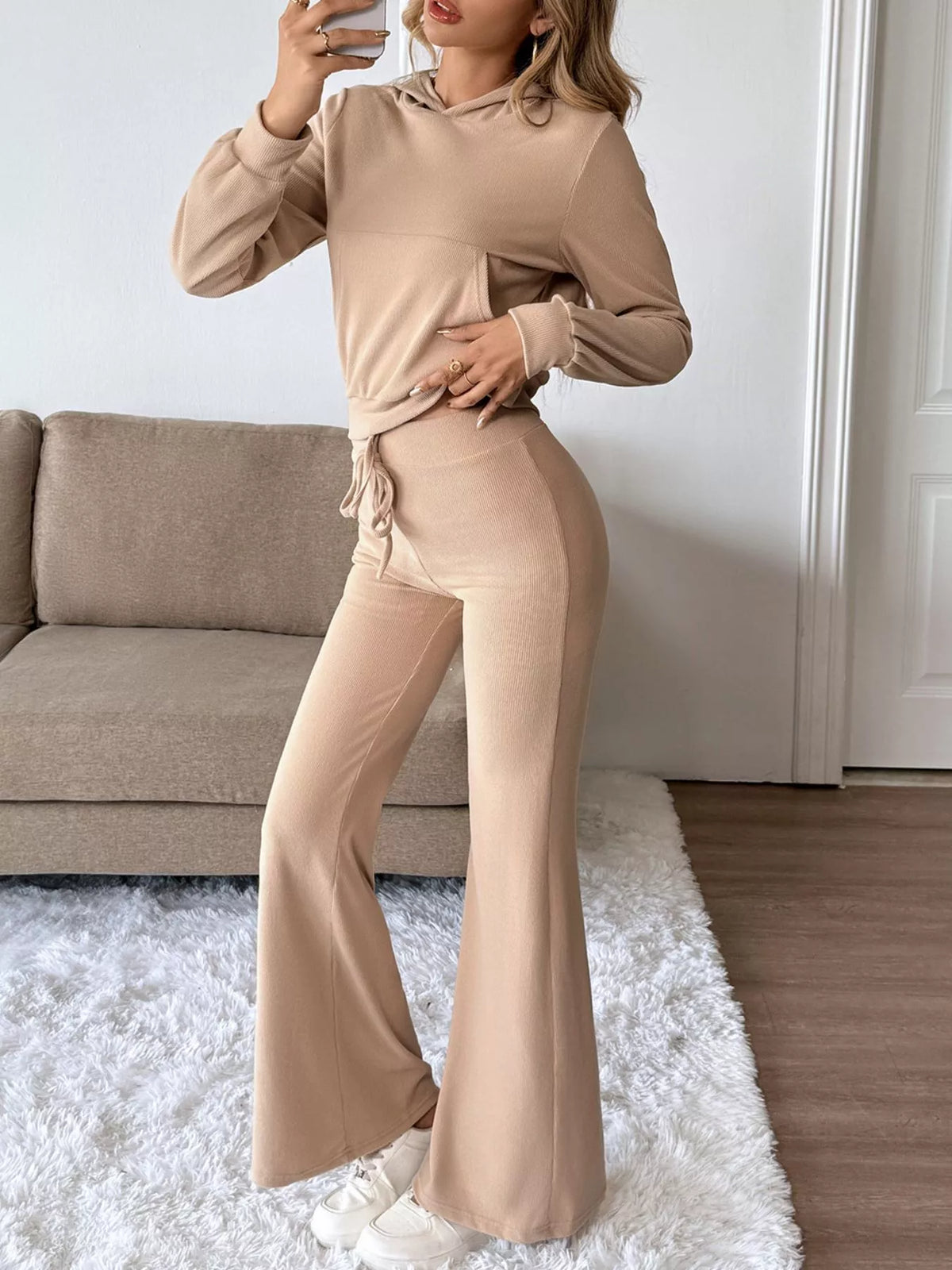 Long Sleeve Hoodie and Pants Set