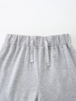Children's Graphic Round Neck Tee and Shorts Set
