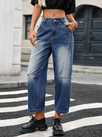 Wide Leg Jeans with Pockets