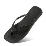 Braided Strap Beach Toe Post Slippers