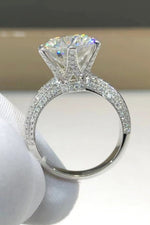 5 CaratMoissanite 6-Prong Ring
