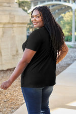 Basic Bae Bamboo Full SizeV-Neck Short Sleeve T-Shirt