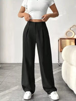 Wide Leg Pleated Pants