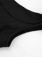 One-Shoulder Bow Mini Dress