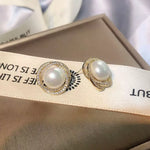 Pearl Stud Earrings