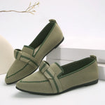 Point Toe Mesh Flat Slip-Ons