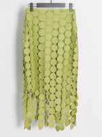 Fringe Midi Skirt