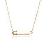18K Gold-Plated Paperclip Necklace