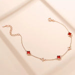 925 Sterling Silver Four Leaf Clover Bracelet