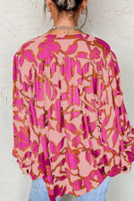 Printed Button Up Shirt