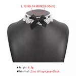 Lace Bow Choker Necklace