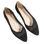 Mesh Point Toe Flat Slip-Ons