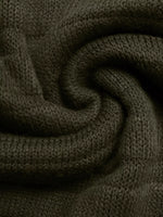 Boat Neck Ribbed Long Sleeve Sweater