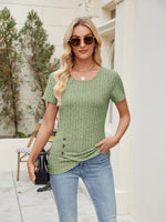 Round Neck Short Sleeve T-Shirt