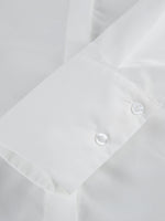 Side Lace Up Button Up Shirt