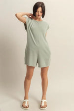 HYFVE Round Neck Cap Sleeve Relaxed Fit Breezy Romper