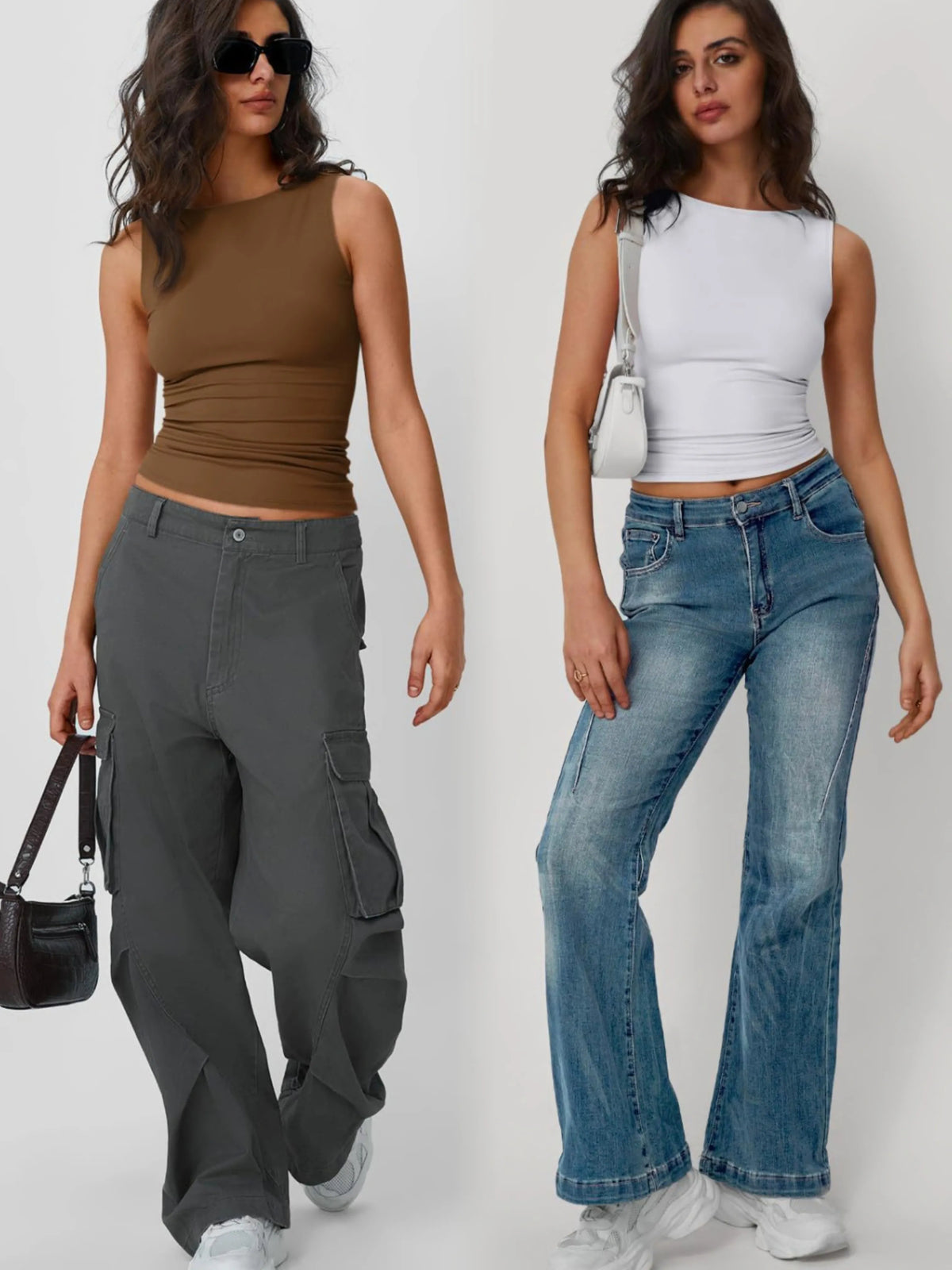 2 Piece Round Neck Tank