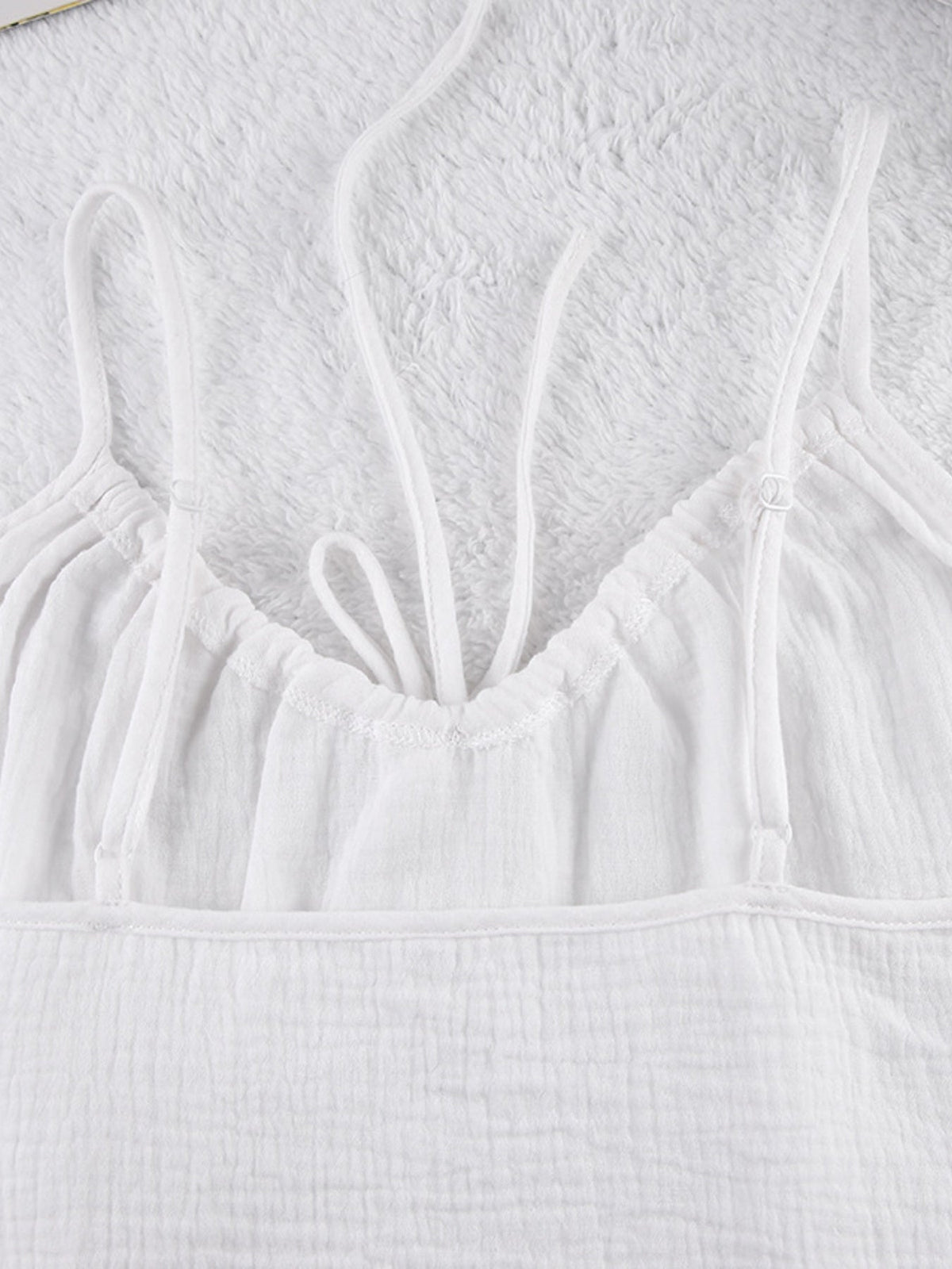 Tie Front Relaxed Fit Cami and Shorts Set