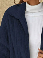 Full Size Faux Fur Zip-Up Outerwear Plus Size