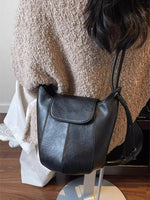 Knot Strap Bucket Crossbody Bag