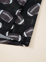 Game Day Mesh Sheer Long Sleeve Top