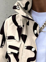 Snap Down Cropped Jacket