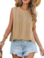 Chevron Knit Sweater Vest