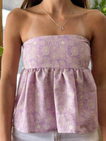 Tie Back Tube Top
