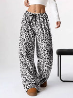 Leopard Wide Leg Pants