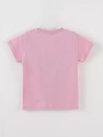 Children's Cat Graphic Round Neck T-Shirt