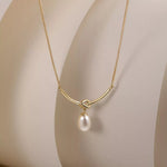 925 Sterling Silver Pearl Necklace