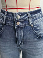 High-Waisted Flare Leg Jeans