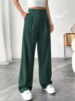 Wide Leg Pleated Pants