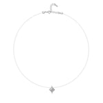 1 Carat Moissanite 925 Sterling Silver Pendant Necklace