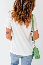 MAMA Letter Crew Neck Tee